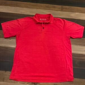 Ariat Tek Fitted Polo Shirt Short Sleeve Sz L